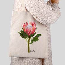 Load image into Gallery viewer, AGCB1002: Protea Cotton Tote Bag