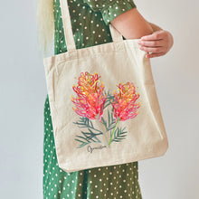 Load image into Gallery viewer, AGCB1003: Grevillea Cotton Tote Bag