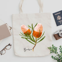 Load image into Gallery viewer, AGCB1004: Banksia Cotton Tote Bag