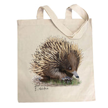 Load image into Gallery viewer, Cotton Tote Bag | Echidna
