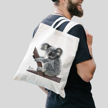 Load image into Gallery viewer, AGCB1008: Koala Cotton Tote Bag