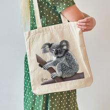 Load image into Gallery viewer, AGCB1008: Koala Cotton Tote Bag