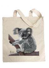 Load image into Gallery viewer, AGCB1008: Koala Cotton Tote Bag

