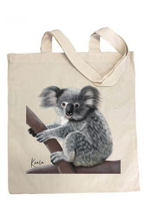 AGCB1008: Koala Cotton Tote Bag
