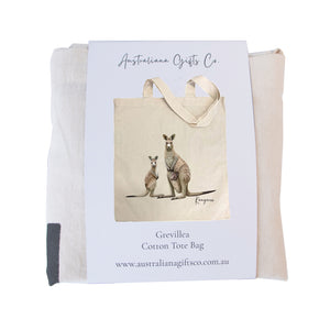 AGCB1009: Kangaroo Cotton Tote Bag