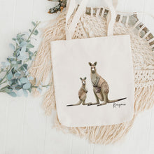 Load image into Gallery viewer, AGCB1009: Kangaroo Cotton Tote Bag