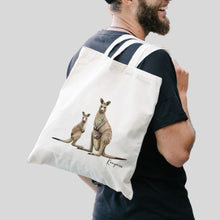 Load image into Gallery viewer, AGCB1009: Kangaroo Cotton Tote Bag