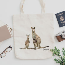 Load image into Gallery viewer, AGCB1009: Kangaroo Cotton Tote Bag