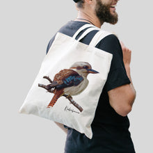 Load image into Gallery viewer, AGCB1010: Kookaburra Cotton Tote Bag