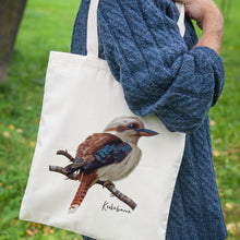 Load image into Gallery viewer, AGCB1010: Kookaburra Cotton Tote Bag
