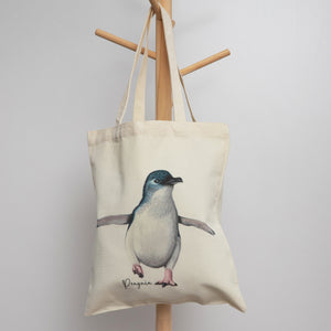 AGCB1013: Penguin Cotton Tote Bag