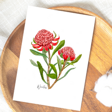 Load image into Gallery viewer, AGCC1003: Waratah Flower Card
