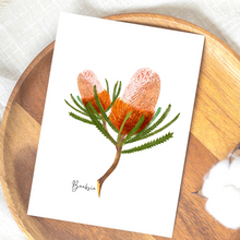 Load image into Gallery viewer, AGCC1005: Banksia Flower Card