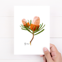 Load image into Gallery viewer, AGCC1005: Banksia Flower Card