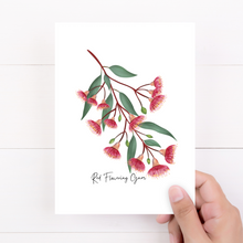 Load image into Gallery viewer, AGCC1008: Red Flowering Gum Flower Card