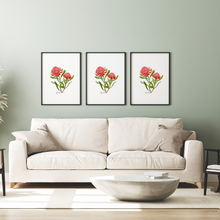 Load image into Gallery viewer, AGCP1003: Waratah Flower Poster