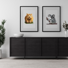 Load image into Gallery viewer, AGCP1011: Wombat Poster