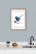 Load image into Gallery viewer, AGCP1014: Blue Wren Poster
