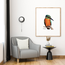 Load image into Gallery viewer, AGCP1016: Kingfisher Poster
