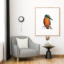Load image into Gallery viewer, AGCP1016: Kingfisher Poster