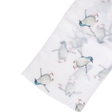 Load image into Gallery viewer, AGCS1013: White: Penguin Scarf