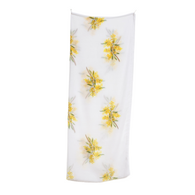 Load image into Gallery viewer, AGCS1015: White: Golden Wattle Scarf