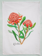 Load image into Gallery viewer, AGCT1003: Waratah Tea Towel