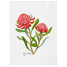 Load image into Gallery viewer, AGCT1003: Waratah Tea Towel