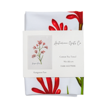 Load image into Gallery viewer, AGCT1006: Kangaroo Paw Tea Towel