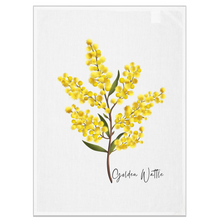Load image into Gallery viewer, AGCT1007:Wattle Tea Towel

