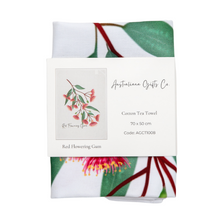 Load image into Gallery viewer, AGCT1008: Red Flowering Gum Tea Towel