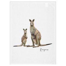Load image into Gallery viewer, AGCT1009: Kangaroo Tea Towel
