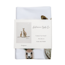 Load image into Gallery viewer, Aussie Legends Tea Towels – Kangaroo, Koala & Penguin Party
