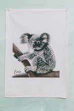Load image into Gallery viewer, AGCT1010: Koala Tea Towel