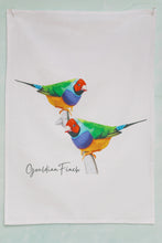 Load image into Gallery viewer, AGCT1015: Gouldian Finch Tea Towel