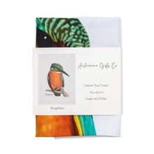 Load image into Gallery viewer, AGCT1016: Kingfisher Tea Towel