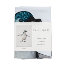 Load image into Gallery viewer, AGCT1017: Penguin Tea Towel