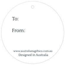 Load image into Gallery viewer, AGCTA1007: Golden Wattle Flower Gift Tag