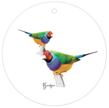 Load image into Gallery viewer, AGCTA1015: Gouldian Finch Bird Gift Tag