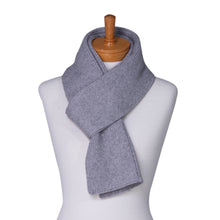 Load image into Gallery viewer, THSAP1259: (2pcs) Grey Twisted Rib Stitch Scarf Beanie Set