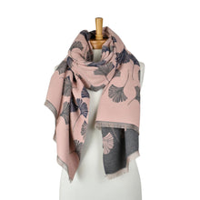 Load image into Gallery viewer, THSAP1392: (6 pcs) Reversible Multi Gingko Scarf Pack