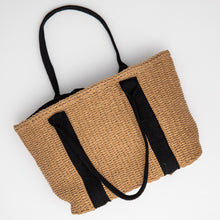 Load image into Gallery viewer, THSB1026: Brown: Angie Weave Bag