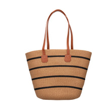 Load image into Gallery viewer, THSB1029: Fawn: French Line Weave Tote Bag