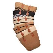 Load image into Gallery viewer, THSB1030: Sand: French Line Weave Tote Bag