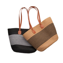 Load image into Gallery viewer, THSB1031: Fawn: Nautical Weave Tote Bag