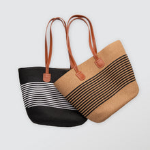 Load image into Gallery viewer, THSB1031: Fawn: Nautical Weave Tote Bag