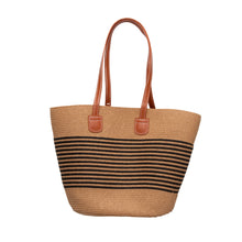 Load image into Gallery viewer, THSB1031: Fawn: Nautical Weave Tote Bag