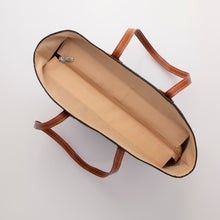 Load image into Gallery viewer, THSB1032: Black: Nautical Weave Tote Bag