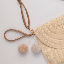 Load image into Gallery viewer, THSB1037: Sand: Envelope Weave Cross Bag