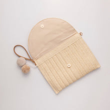 Load image into Gallery viewer, THSB1037: Sand: Envelope Weave Cross Bag